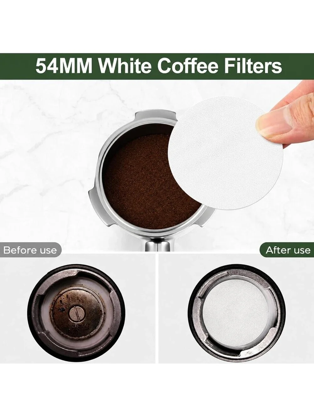 54mm Bottomless Portafilter Kit with WDT Tool for Breville Espresso Machines